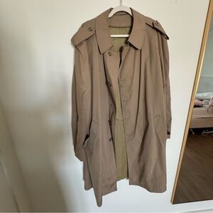 Vintage Tan Trench Coat